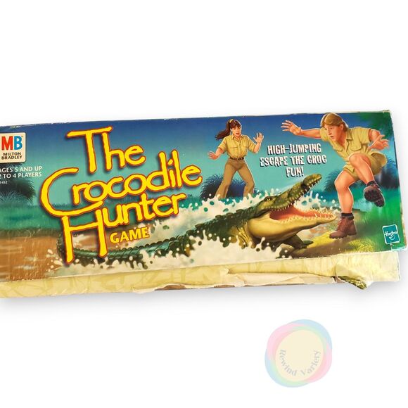 VTG 1999 Crocodile Hunter Board Game Motorized Steve Irwin COMPLETE Works READ - Picture 13 of 16